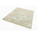 Quantum QU05 Modern Honeycomb Print Metallic Shimmer Flat Pile Beige/Gold Rug