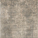 Quarry QUA03 Modern Abstract Distressed Soft Textured High-Density Flat Pile Beige/Grey Runner