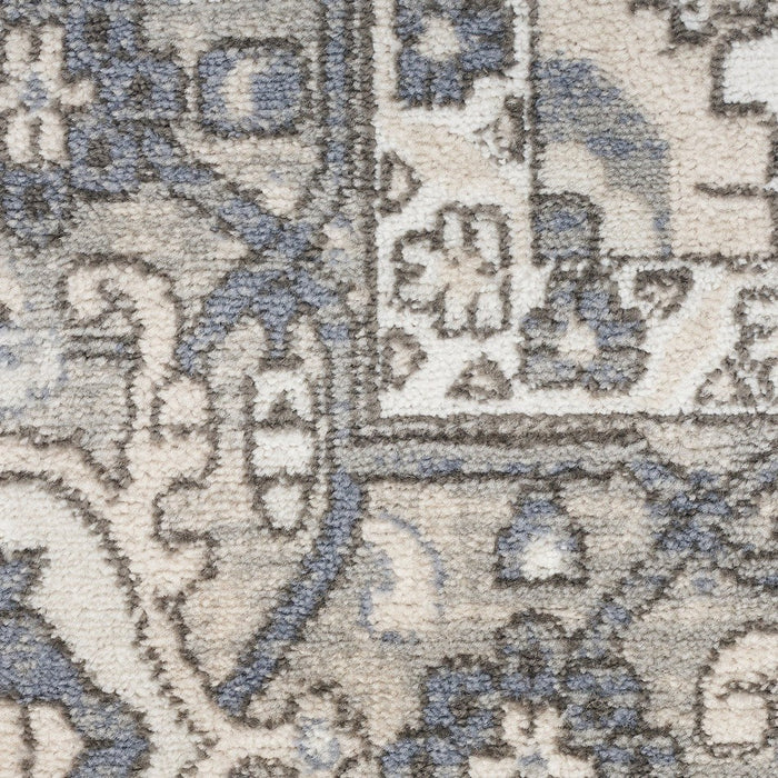 Quarry QUA05 Ivory/Blue Rug