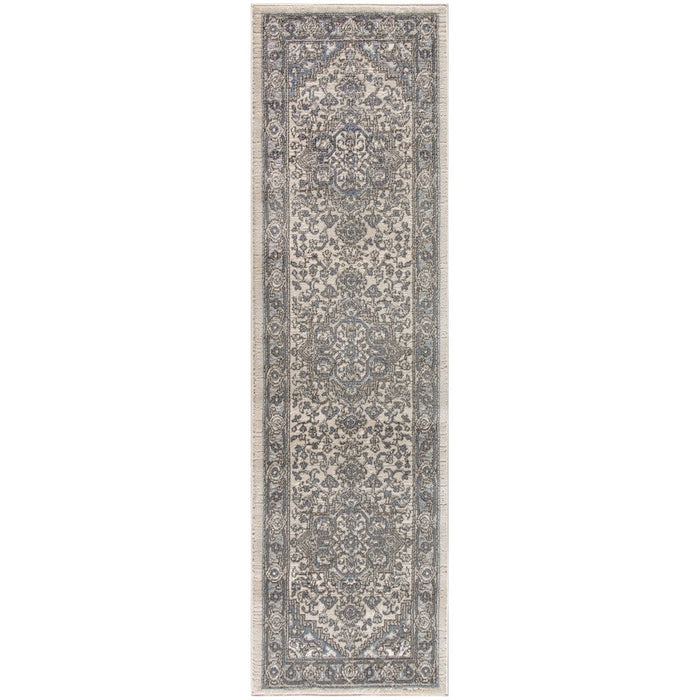 Quarry QUA05 Ivory/Blue Rug