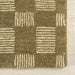 Quince Wool Rug in Olive with Graphical Check Pattern