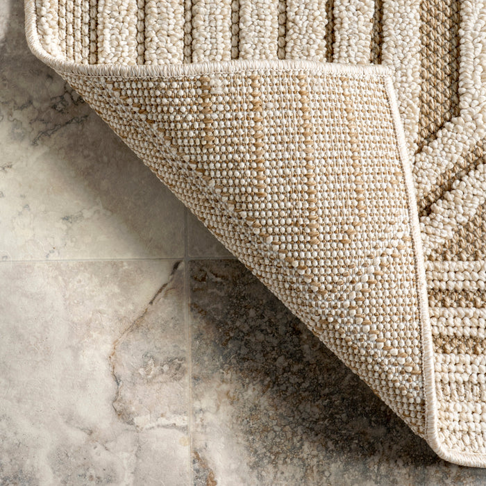 Raina Diamond Area Rug for Indoor and Outdoor Use
