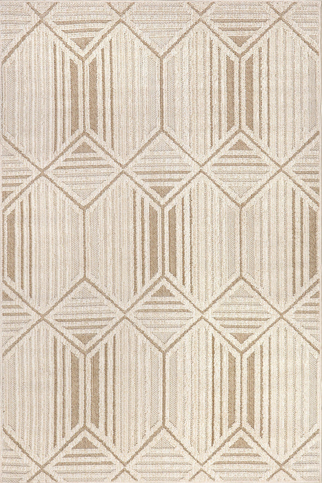 Raina Diamond Area Rug for Indoor and Outdoor Use