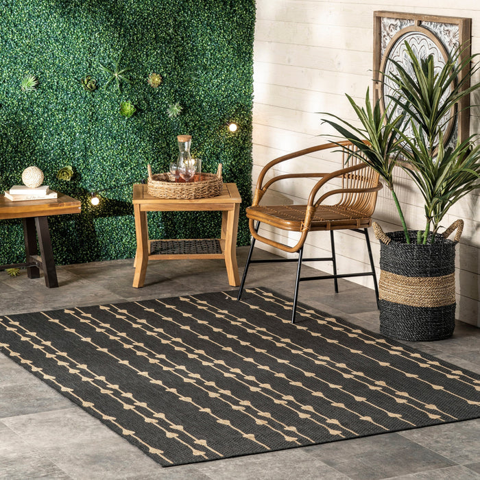 Raindrop Cascade Area Rug 160x230 cm Charcoal