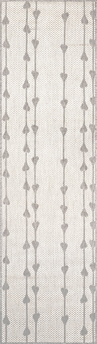 Raindrop Cascade Area Rug 160x230 cm Grey