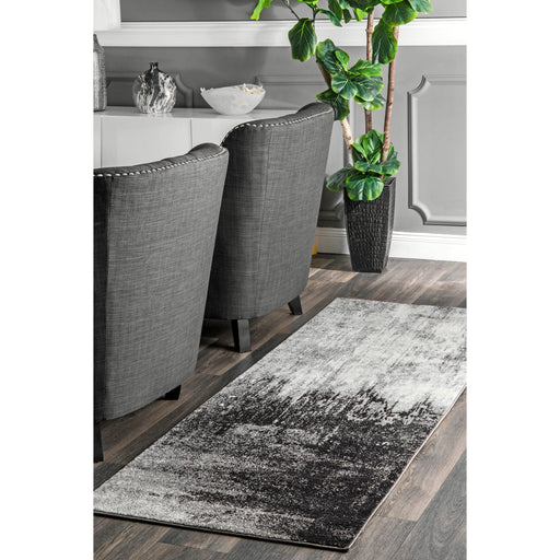 Rainfall Area Rug 100% Polypropylene Black 160x230 cm