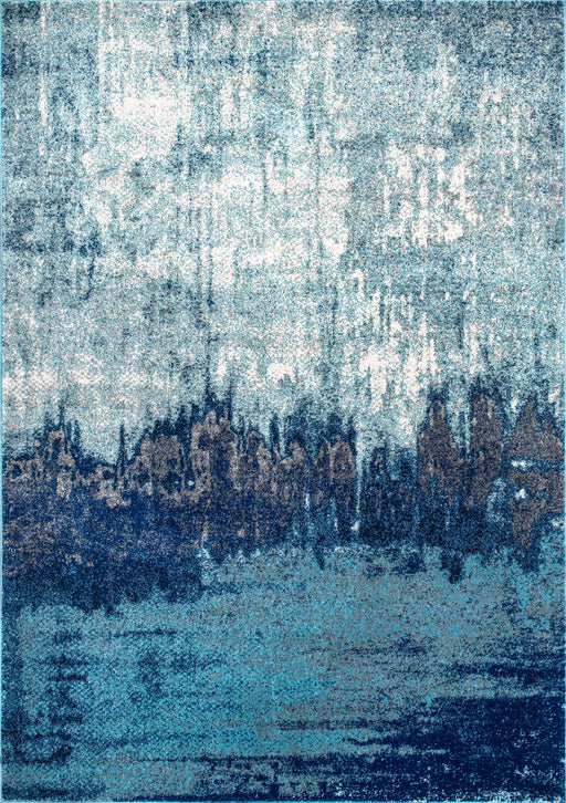 Tappeto Rainfall 160x230 cm Blu