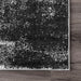 Rainfall Area Rug in Black for Modern Home Decor