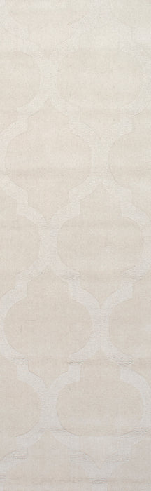 Raised Trellis Area Rug 120x180 cm Cream Color