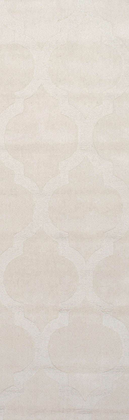 Raised Trellis Area Rug 120x180 cm Cream Color
