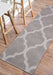 Raised Trellis Area Rug in Grey for Cozy Living Spaces