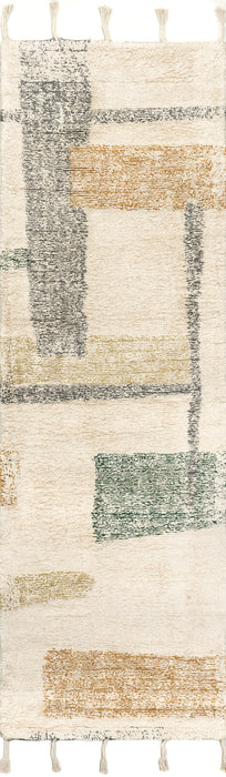Rancho Abstract Area Rug 152 Cm Ivory