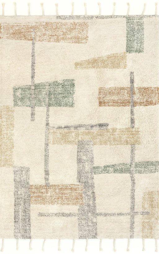 Rancho Abstract Area Rug 152 Cm Ivory