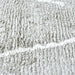 Rayzan Cotton Viscose Rug in Silver Ivory for Casual Interiors