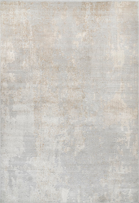 Recycled Abstract Area Rug Light Grey 160x230 cm