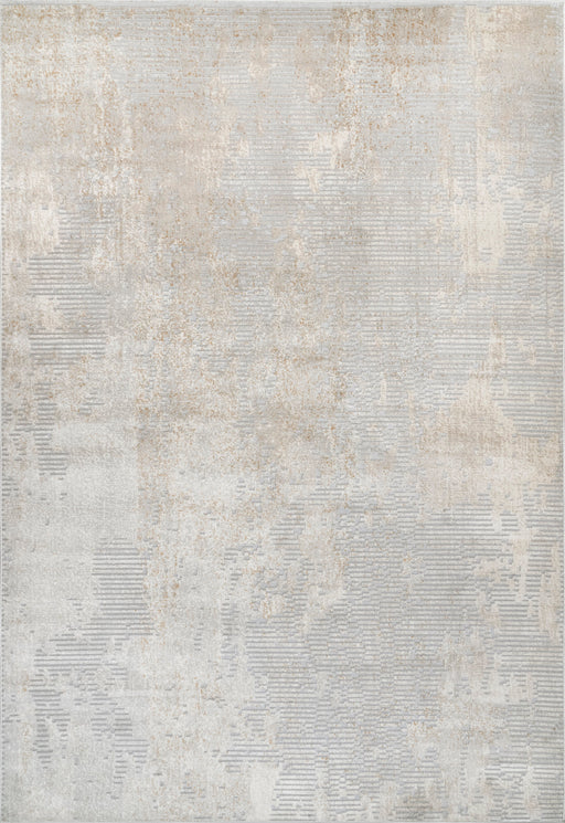 Recycled Abstract Area Rug Light Grey 160x230 cm