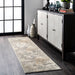 Recycled Abstract Beige Area Rug 152x244 cm