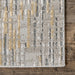 Gerecycled goud abstract vloerkleed 152x244 cm