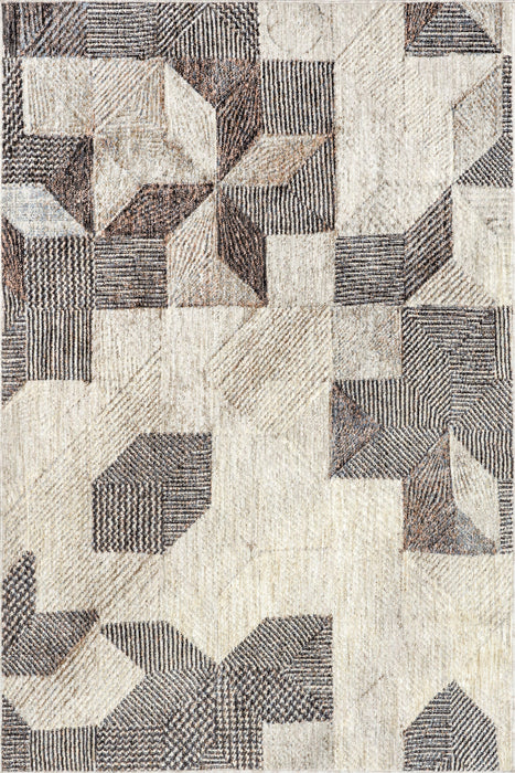 Recycled Grey Area Rug 100% Sustainable Materials 160x230 cm