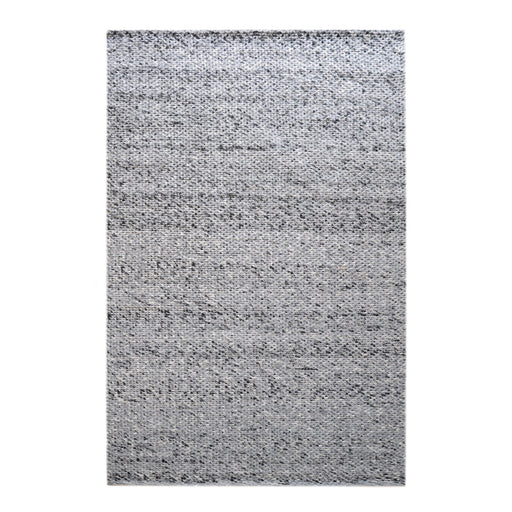Recycled PET Cotton Indoor Outdoor Rug in Dark Grey and Taupe