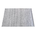 Recycled PET Cotton Indoor Outdoor Rug in Dark Grey and Taupe