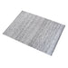 Recycled PET Cotton Indoor Outdoor Rug in Dark Grey and Taupe