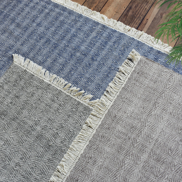 Recycled PET Geometric Indoor Outdoor Area Rug