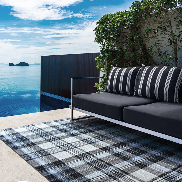 Recycled PET Indoor Outdoor Rug For High Traffic Areas