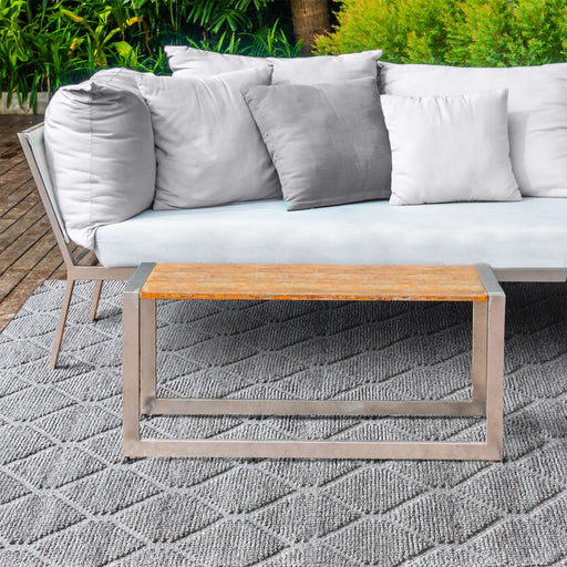 Recycled PET Lynton Geometric Indoor Outdoor Rug