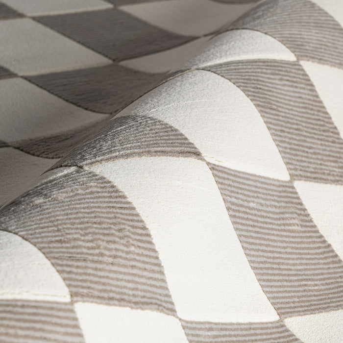 Recycled PET Yarn Washable Cream Textured Rug 140x200 cm