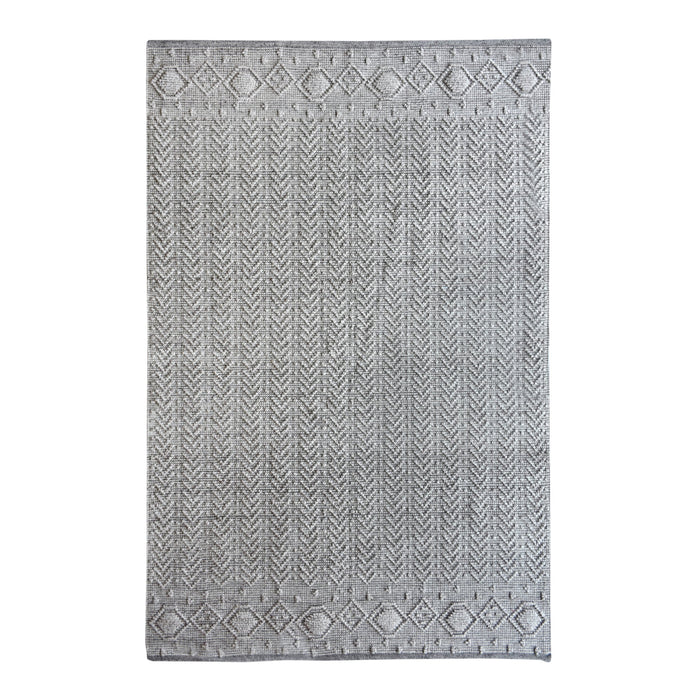 Recycled PET Zigzag Outdoor Indoor Rug for Durability