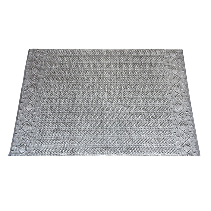 Recycled PET Zigzag Outdoor Indoor Rug for Durability