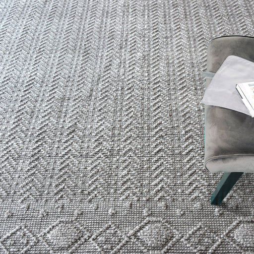 Recycled PET Zigzag Outdoor Indoor Rug for Durability