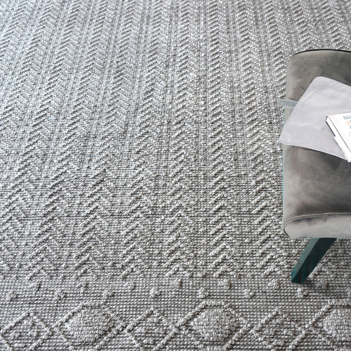 Recycled PET Zigzag Outdoor Indoor Rug for Durability