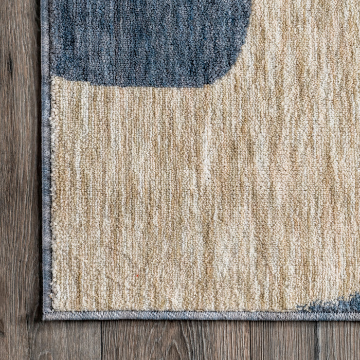 Recycled Retro Area Rug in Blue 160 cm