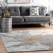 Recycled Silver Abstract Area Rug 160x230 cm