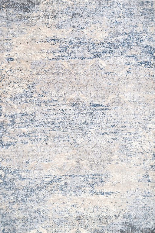 Recycled Silver Abstract Area Rug 160x230 cm