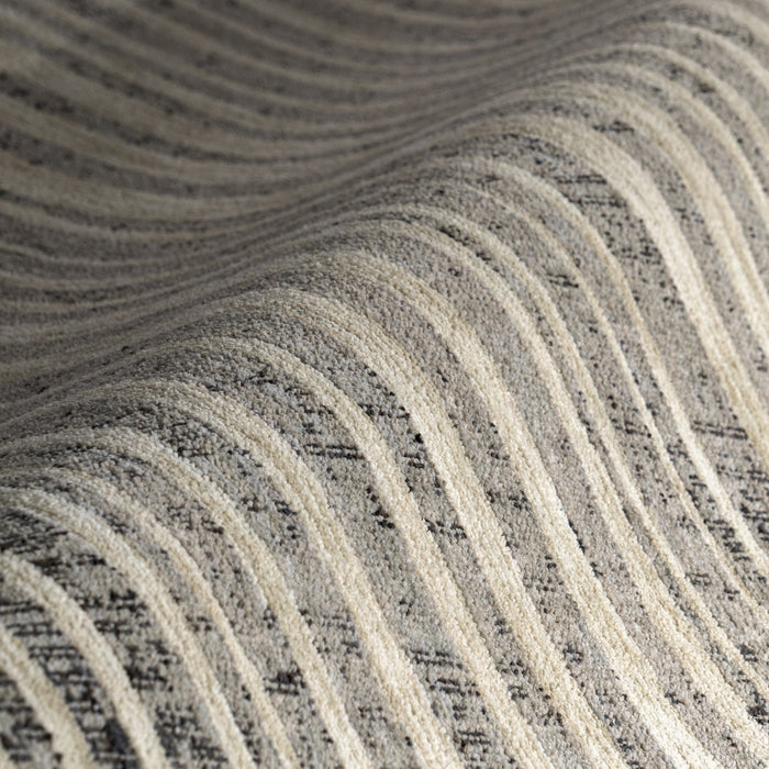 Recycled Stripes Area Rug 160cm Grey