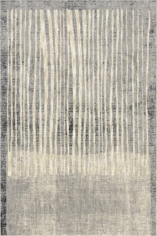 Recycled Stripes Area Rug 160cm Grey