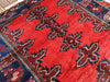 Rood handgeknoopt Anatolisch vloerkleed 223 x 145 cm