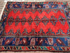 Rood handgeknoopt Anatolisch vloerkleed 223 x 145 cm