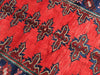 Rood handgeknoopt Anatolisch vloerkleed 223 x 145 cm