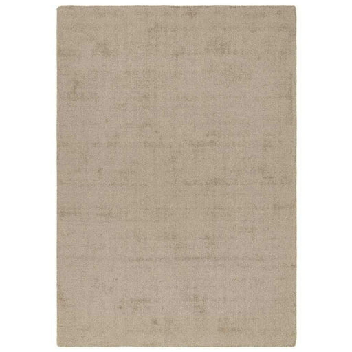 Reef Modern Plain Dye Soft Eco-Friendly Recycled Easy Care Durable Beige Rug