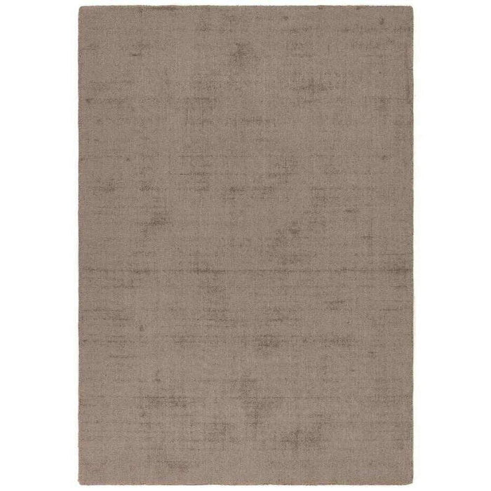 Reef Modern Plain Dye Soft Eco-Friendly Recycled Easy Care Durable Mink Rug