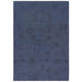 Reef Modern Plain Dye Soft Eco-Friendly Recycled Easy Care Durable Navy Rug
