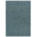 Reef Modern Plain Dye Soft Eco-Friendly Recycled Easy Care Durable Petrol Blue Rug