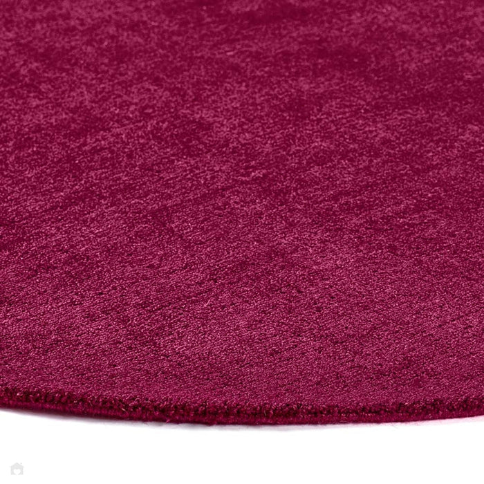 Reef Modern Plain Dye Soft Eco-Friendly Recycled Easy Care Durable Raspberry Rug