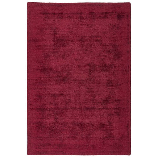 Reef Modern Plain Dye Soft Eco-Friendly Recycled Easy Care Durable Raspberry Rug