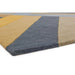 Reef RF02 Big Zig Modern Geometric Hand-Woven Wool Ochre/Grey/Charcoal/Taupe Multicolour Rug