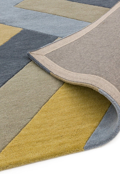 Reef RF02 Big Zig Ochre Grey Rug